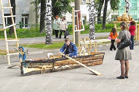 день города,город Ижевск,арт бульвар,творчество,лодка,2008 год