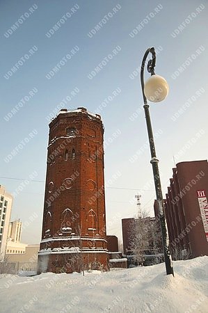 водонапорная башня,город Ижевск,фонарь,достопримечательность,архитектура