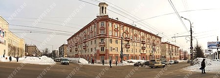город Ижевск,достопримечательность,супер панорама,улица Пушкинская