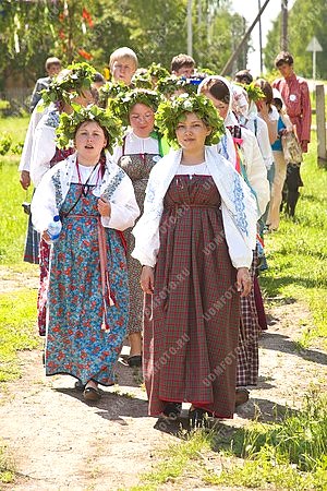 фестиваль Высокий берег,русские,традиция,обычай,костюм,село Мазунино,Сарапульский район,национальность