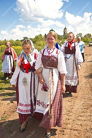 фестиваль Высокий берег,русские,традиция,обычай,костюм,село Мазунино,Сарапульский район,национальность