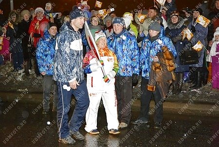 эстафета олимпийского огня в Ижевске,олимпийский огонь,город Ижевск,олимпийские игры,спорт