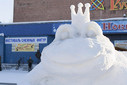 7 февраля в парке Космонавтов состоялся зимний конкурс снежных фигур «Белый фестиваль».